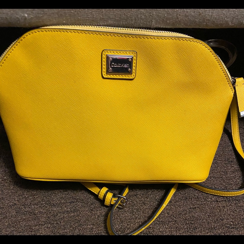 Yellow Calvin Klein Purse